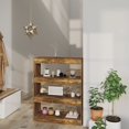 thumbnail image 1 of vidaXL Book Cabinet/Room Divider Smoked Oak 80x30x103 cm Engineered wood, 1 of 5