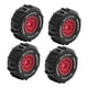 thumbnail image 5 of 4 piezas de repuesto para neumáticos de coche RC 1/16, piezas de reparación resistentes y elegantes, juego de neumáticos RC para deriva acuática, Rojo, 5 of 8