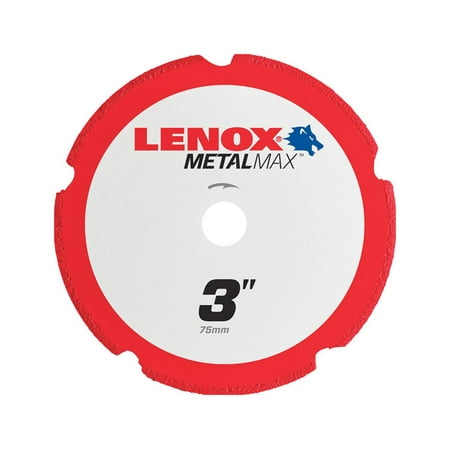 Lenox MetalMax 3 in. Dia. x 3/8 in. Diamond/Metal Metal Cut-Off Blade 1