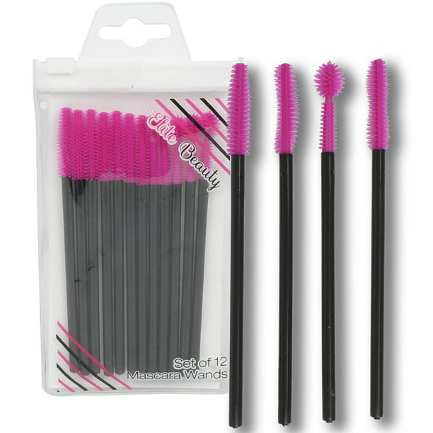 12 Mascara Wands Disposable Makeup Brushes Extension Lashes Walmart.com