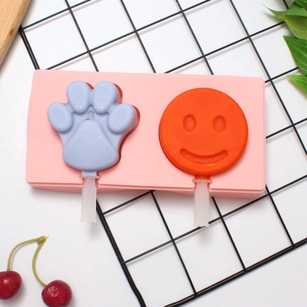 Molde de helado de dibujos animados DIY - Divertido fabricante de paletas for niños - Moldes de helado caseros for niños