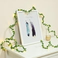 thumbnail image 3 of 10ft 30LED Tiny Leaf Vine String Lights Battery Operated 2 Lighting Modes Wreath Hanging Lights for Room Bedroom Wedding Christmas Wall Decor (Warm White Light), 3 of 7