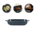 thumbnail image 2 of Ceramic Food Tray Binaural Baking Pan Food Storage Plate for Home Kitchen Gadget, 2 of 9