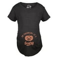 thumbnail image 4 of Maternity so Pregnant It's Scary T Shirt Funny Halloween Jack-O-Lantern Pregnancy Tee, 4 of 9