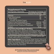 TruHeight Growth Gummies (Watermelon) Natural Growth & Development Supplement for Kids & Teens - Vitamin D, K, Calcium & Ashwaganda - Bone Strength Vitamins - Picky Eater Vitamin for Kids - Ages 5+