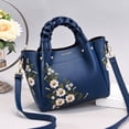 thumbnail image 4 of Bolso de hombro con bordado de flores para mujer, bandolera de moda coreana, 2024, 4 of 6
