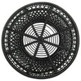 thumbnail image 3 of SAFAVIEH Grimson Round Large Bowed Wicker Coffee Table, Black, 3 of 5