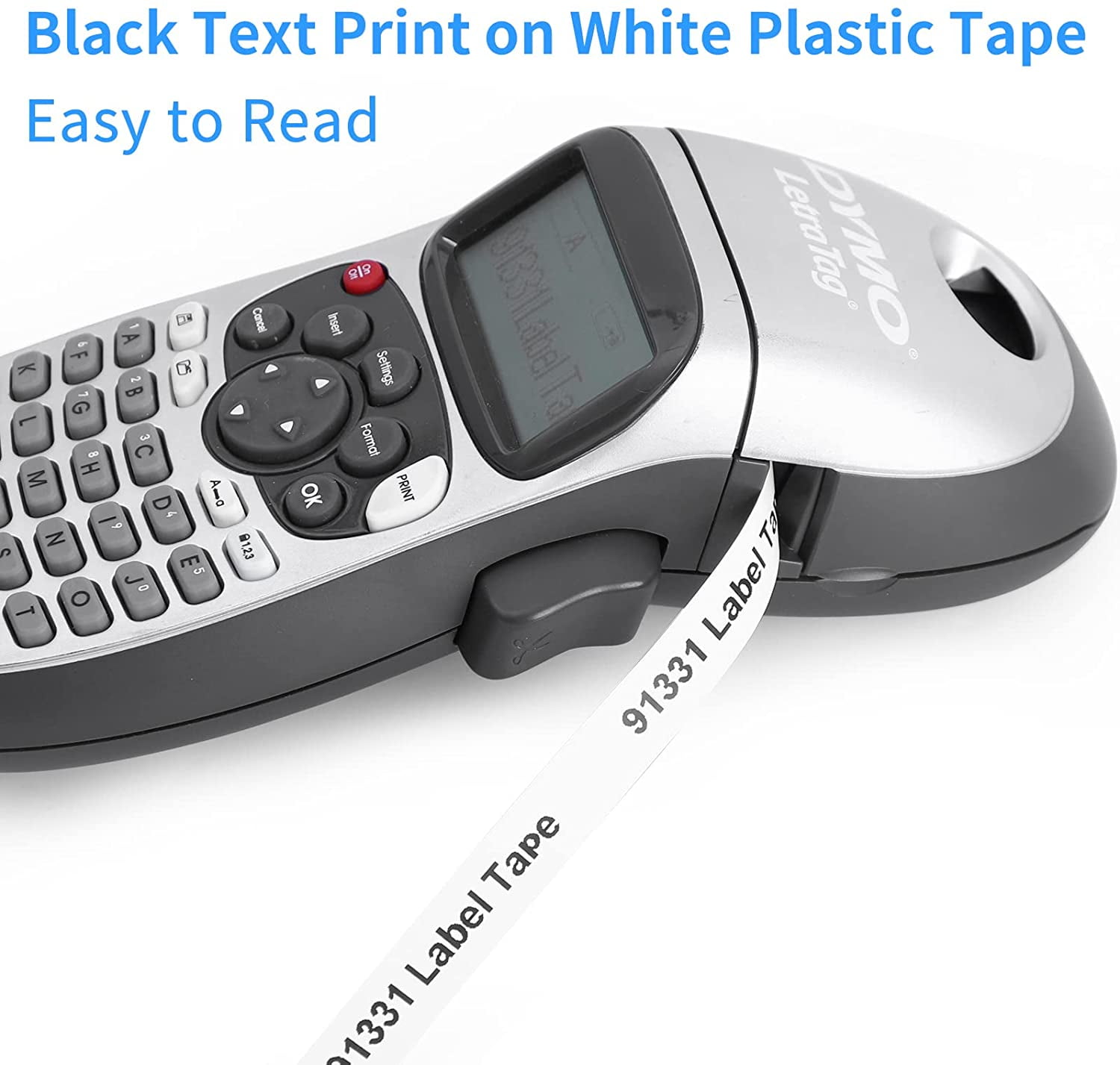 Amazon.com: DYMO 12331 LetraTag Paper/Plastic Label Tape