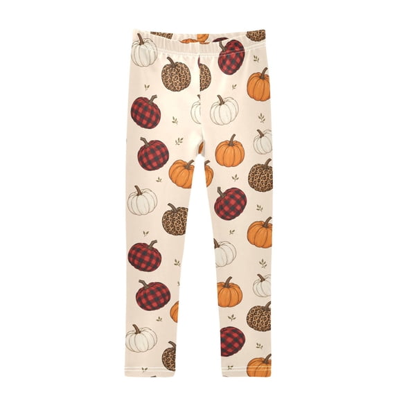 Many Pumpkin Printed Leggings Yoga Pants for in 4t to 10t