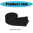 thumbnail image 1 of Simple Self-Tie Trench Coat Wide Belt Solid Wool Coat Belt Winter Outerwear Fashion Accessories Dark Camel, 1 of 5