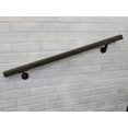 thumbnail image 2 of Aluminum Handrail Direct AHR Aluminum Wall Handrail w/ Mounts (6' Length,Bronze Sand) USA Made, 2 of 5