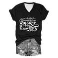 thumbnail image 4 of Conairie Short Sleeve Tshirts Shirts For Women Graphics Print Classic Elegant Casual T Shirts Comfy Soft Spring Blouses Pullover Outfits Black XXL, 4 of 4