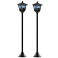 thumbnail image 2 of Kanstar Halloween Mini 2 Pack 40-Inch Solar Powered Vintage Street Lights,Solar Post Light for Garden Pathway Lawn, 2 of 7