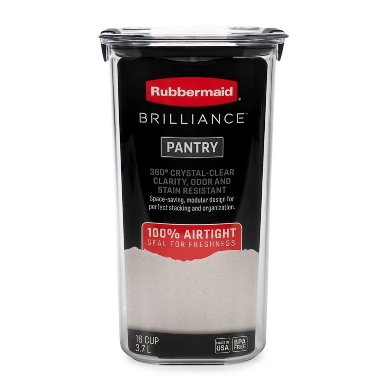 Rubbermaid Brilliance 16 cup Pantry Airtight Food Storage