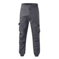 thumbnail image 4 of Eashery Cargo Pants Trousers Big Outdoor Fashion Casual Jogger Pants Men Cargo Pants (Grey,L), 4 of 5