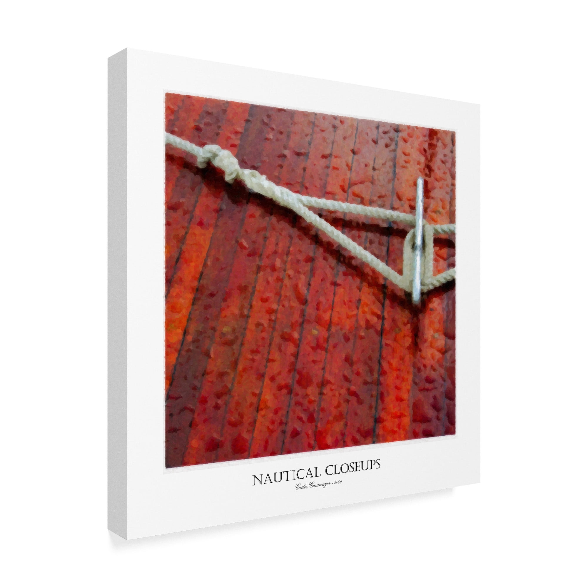 Trademark Fine Art 'Nautical Closeups 12' Canvas Art by Carlos Casamayor