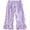 25Purple151, variant on Girl's Plaid Pants Loose Fit Elastic Waist Casual Home Wear Trousers Everyday Play Pant With Ruffled Hem Comfortable Bottoms 9-12 Months