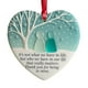 thumbnail image 2 of Adorno de La Amistad con Forma de Corazón de Vidrio Marino, Recuerdo de La Amistad, Adorno de Corazón de La Amistad para Árbol de Navidad., 2 of 6
