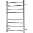thumbnail image 1 of Electric Towel Warmer - Wall Mounted Bathroom Heated Towel Rack  Plug-in Design & Brushed Stainless  Finish, 1 of 5
