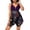 Purple, variant on Women'S Swimwear Fashion Printed Bikini Push-Up Padded Summer Tops,Black,M