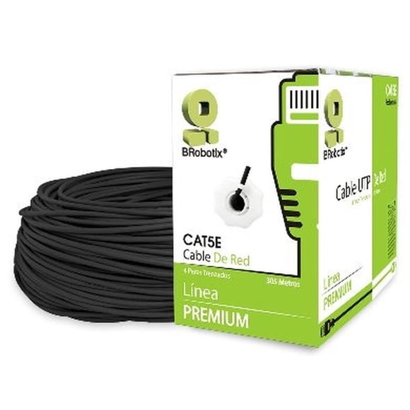 Bobina UTP BROBOTIX 055305 Doble Forro 305 m Cat5e