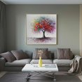 thumbnail image 5 of Painting 50x50cm Unframed Abstract Trees Landscape Canvas Print, 5 of 5