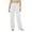 White, variant on Dagugfen Athletic Pants for Women Loose Fitted Elastic Waist Breathable Comfy Outdoor Workout Running Pants with Pockets