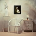 thumbnail image 4 of Romney, George 12x14 Black Modern Framed Museum Art Print Titled - Lady Hamilton in a White Turban, 4 of 5