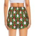thumbnail image 2 of Lsque Santa Claus And Gnomes Printed Women's Running Shorts with Liner Pockets,Elastic Quick Dry Workout Athletic Gym Yoga Shorts,Womens High Waist Shorts-Small, 2 of 9