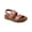 Dusty Rose, variant on Womens Leah  Casual Leather Strappy Sandals