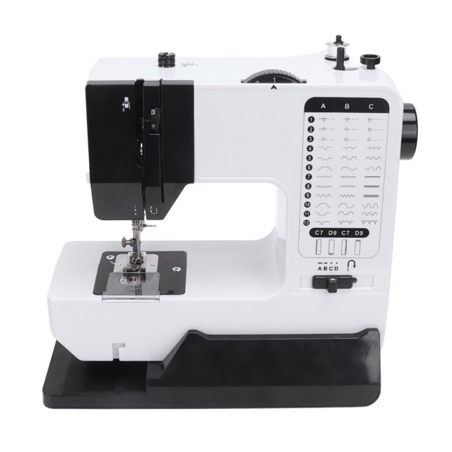 Sewing Machines, Multifunctional Portable Mini Sewing Machine Low Noise, Electric Sewing Machine With Threader, Foot Pedal And Presser Foot For Beginners For Household Crafting And