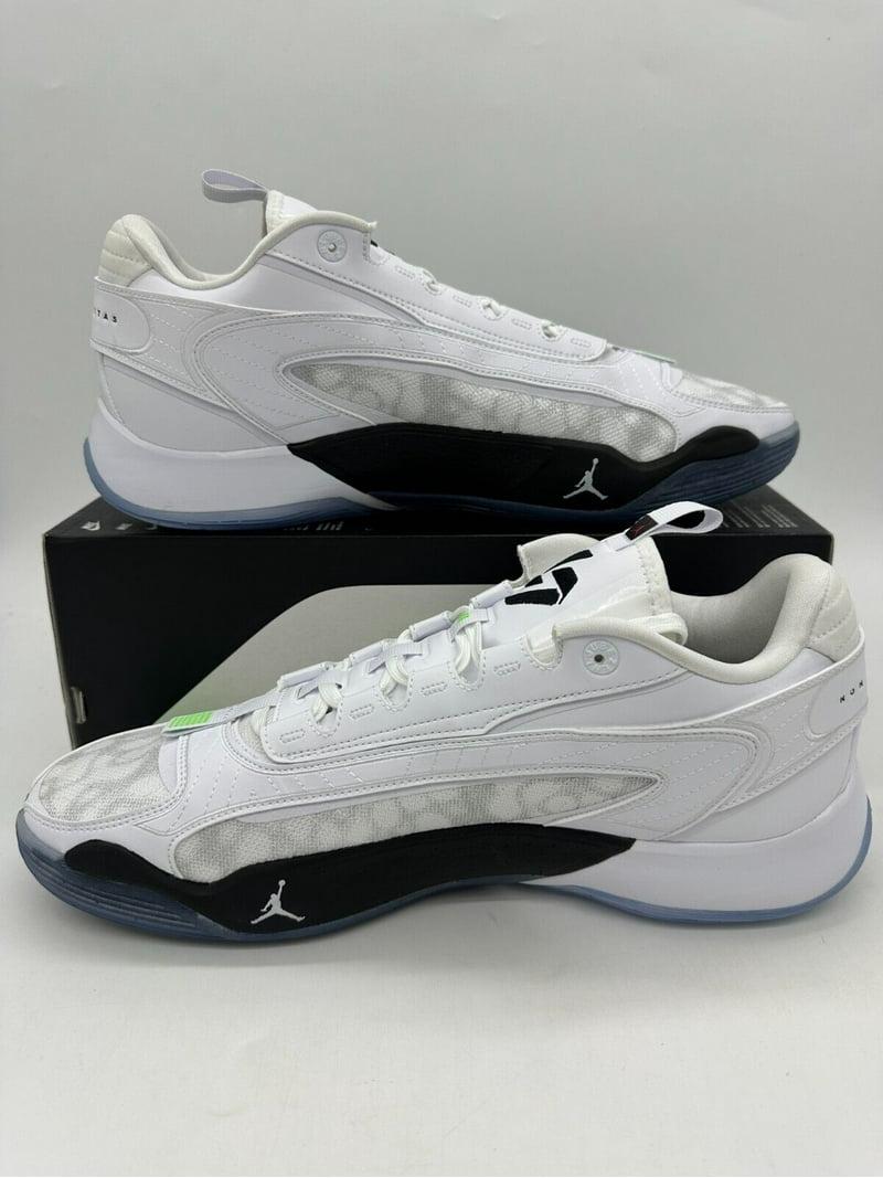 Jordan Luka 2 Men's Size 12 White Neon Iced Sole Basketball Shoes