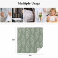 thumbnail image 5 of Dark Green Botanical Cloth Napkins, Pastoral Elegant Spring Floral Washable and Reusable Dinner Napkins Set of 6, Table Napkin for Kitchen Party Birthday Wedding Hotel Housewarming 20"x20", 5 of 9