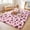 Pink, variant on Musicwaker Khaki Leopard Print Area Rug, 6'x9', Non-Slip Backing Modern Indoor Decor Rug for Living Room, Bedroom & Kitchen