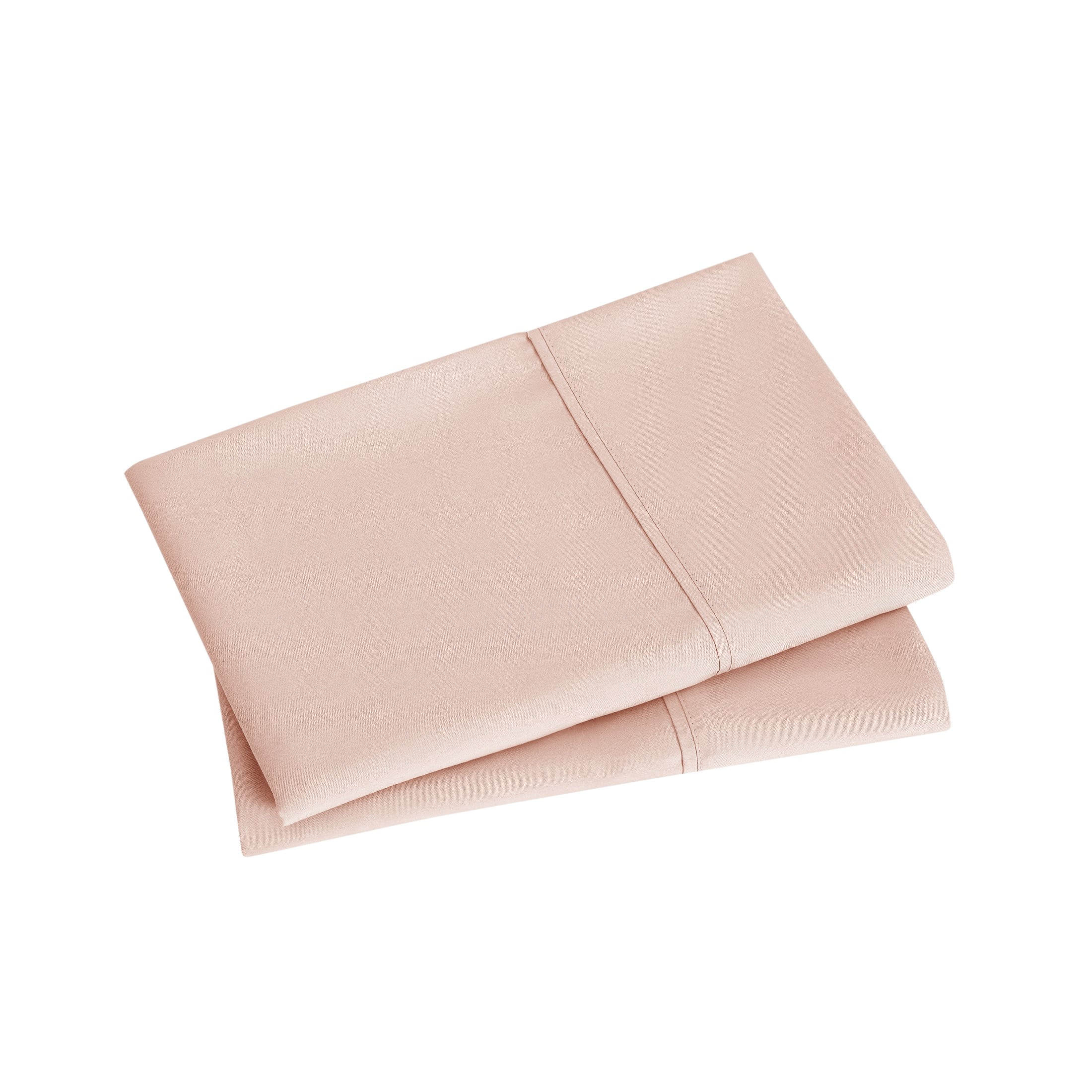 Mainstays Super Soft Brushed Microfiber Pillowcase Set, Pink Blush, King, 2 Piece