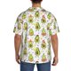 thumbnail image 3 of Balery Avocado Playing Music Camisa Casual de Manga Corta con Botones para Hombre, Texturizada, Estilo Cubano, para Playa, Verano-4X-Large, 3 of 5