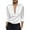 White, variant on Busydd Women's Tops V Neck Satin Business Casual Tops for Women Trendy Solid Color Womens Long Sleeve Shirts L