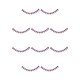 thumbnail image 3 of Injueey Party Garland es fácil de instalar y está hecho para durar Tela resistente y duradera Banner Party Garland purple púrpura 10Conjunto, 3 of 6