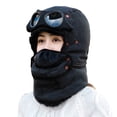 thumbnail image 1 of GOOHOCHY 1 protector de orejas resistente al viento para esquí, ciclismo al aire libre y de invierno (negro), 1 of 8