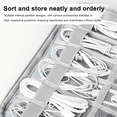 thumbnail image 4 of Small Travel Cable Storage Bag - Portable electronic accessories-Electronic Storage Bag, 4 of 5