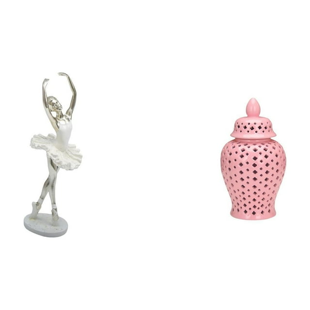 Figura de escritorio,Estatua de bailarina de ballet,adorno de escritorio para decoración del hogar,Estatua de bailarina moderna,regalo de cumpleaños para la oficina,Jarra de jengibre de