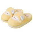 thumbnail image 6 of XIMIN Kids Girls Boys Slippers Animal Kawaii Soft Cozy Winter Slipper with Panda Toddler Fuzzy Cute Fluffy House Shoes Plush Cartoon Bedroom Slides, 6 of 7