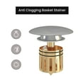 thumbnail image 4 of Ayna Decors Brass Pop Up Drain Stopper for Bathroom Sink with Overflow in Chrome, 4 of 6