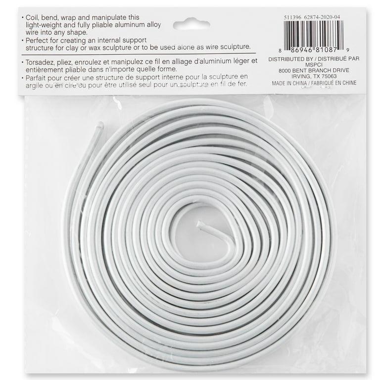 12 Pack: 12 Gauge Silver Aluminum Wire by Ashland®