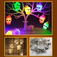 thumbnail image 3 of 10 LEDs Warm White Light Source PVC 2xAA Battery Halloween Pumpkin Ghost Scary Lamp Series, 3 of 3