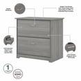 thumbnail image 3 of UrbanPro 2 Drawer Lateral File Cabinet in Modern Gray - Engineered Wood, 3 of 7