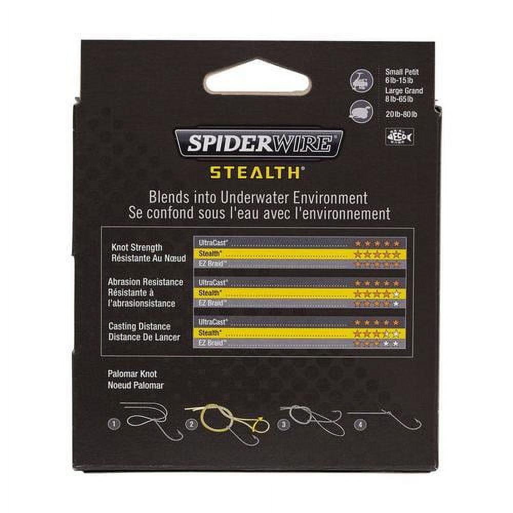 SpiderWire Stealth® Camo Braid™ Fishing Line, Camo, 15 lb Test Strength, 125 yd