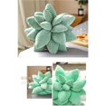 thumbnail image 3 of Cojín suculento de felpa, suculentas 3D, cojín para plantas suculentas, cojín decorativo para plantas, decoración del hogar, 9,8 pulgadas, 3 of 5