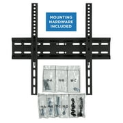 Mount-It! Low Profile TV Wall Mount Tilt Bracket for Flat Screens, Fits 32-55 TVs, 77 lbs. Capacity