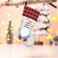 thumbnail image 4 of Décorations de Noël Bas de Noël Tricotés avec Père Noël et Bonhomme de Neige Designs Sacs Cadeaux Rouges Idéal pour Décoration de Sapin de Noël Ornements de Noël, 4 of 8